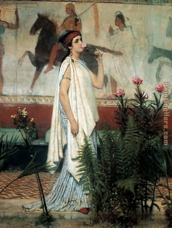 Sir Lawrence Alma-Tadema A greek woman